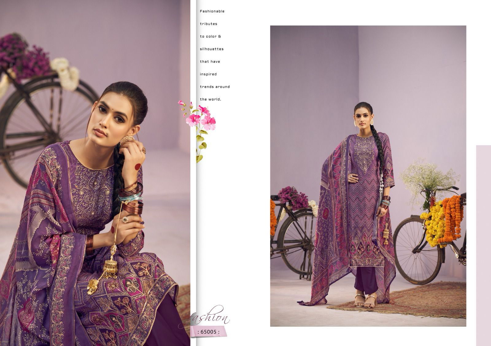 Sanjaa By Nishant Heavy Viscose Muslin Printed Designer Salwar Suits Wholesale Market In Surat